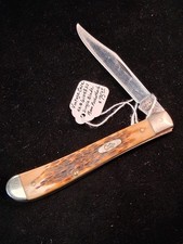 Vintage Case XX 61048ss Single Blade Bone Handle Pocket Knife (Lot#9245) picture