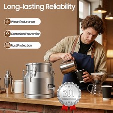 5.28 Gal 201 Stainless Steel Milk Jug With A Faucet Sealed Bucket Milk Can picture
