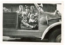 Children in military uniform. Transylvania, 1941, 3 Vintage fine art photograph. picture