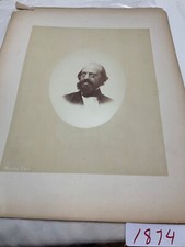 AMERICAN ASTRONOMER & SCIENTISTS JOSEPH LOVERING PHOTO BY WARREN PHOTO. @1874 picture