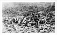 ARIZONA RPPC REAL PHOTO POSTCARD: AERIAL VIEW OF PHOENIX, AZ UND/B picture