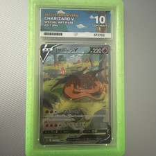The Pokémon Company Pokémon TCG Charizard V SAR Holo JP VSTAR 211/172 Ace 10 picture