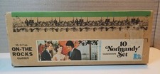 Hazelware Normandy Green 10pc On The Rocks Glasses Set MCM Barware 9.7oz Vintage picture