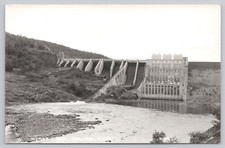 Wyman Dam Bingham Maine RPPC Hydroelectric Power Plant Vintage Kodak Postcard picture