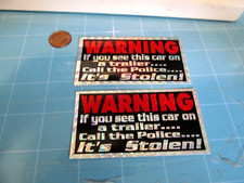 X2 WARNING IF YOU SEE PRISM STICKER DECAL ORIGINAL OLD STOCK VINTAGE picture
