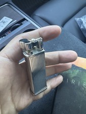 Kiribi Kenshi Mizo Silver Pipe Lighter L-0038 with Original Box – Used picture