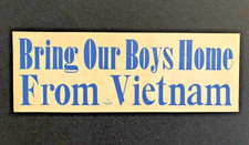 1974 Original Vietnam Bumper Sticker 