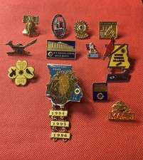 Lions Club International Pins Lot Of 12 Various States picture