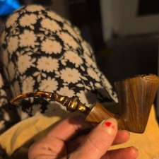 Vintage Karl Erik Denmark Ekstravagant Grade B Freehand Briar Tobacco Pipe picture
