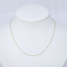 Mikimoto K18 YG Chain Necklace 750 Weight 1.7g Length 40cm Used Excellent condit picture