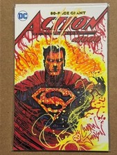 Action Comics #1000 Blank with OA SKETCH by CAMRON JOHNSON w/COA picture