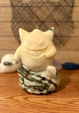 MSG for deals(: Pokemon Gengar crystal carving yellow&green jade.  picture