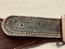 Quality Western Ranch CHAPS Heavy  Roughout suede Rare by BY F. MUELLER Old Pair picture