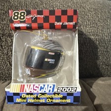 Trevco NASCAR Dale Jarrett #88 2002 Mini Helmet Hanging Dated Ornament picture
