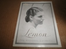 Old Original Lemon Natural Cosmetic Ca. Fruit Growers Exchange Sunkist 1927 picture