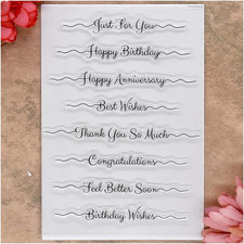 Words Just for You Happy Birthday Best Wishes Congratulations Clear picture
