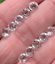 25 Ct Natural White Sapphire Certified Round Stunning Loose Gemstone picture