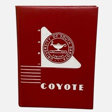 1952 University of South Dakota Coyote Yearbook Vermillion Vintage College picture