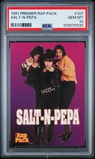 SALT-N-PEPA 1991 Premier Rap Pack #107 PSA 10 picture