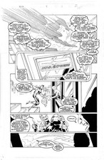 Vintage Nova #5 Original Art By Spider-Man artist Marrinan picture