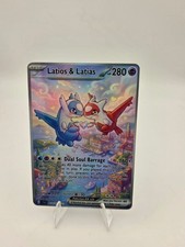 CUSTOM FAN ART Latios Latias Twin Holo Card picture