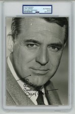 Cary Grant ~ Signed Autographed Vintage Photograph ~ PSA DNA Encased picture