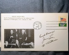 Apollo 8 Washington DC Joint Session Cover Crew Signed Borman Lovell Anders 1969 picture