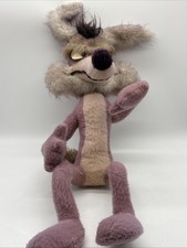 Vintage Warner Bros. 1971 Posable Plush Wile E. Coyote - 24