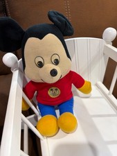 Vintage Mickey Mouse Plush Doll 1970s 70s Knickerbocker Walt Disney 13” picture