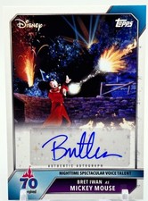 Bret Iwan as Mickey Mouse 2025 Topps Disneyland 70th Auto picture