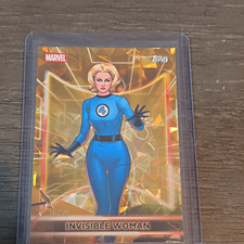 Topps Marvel Invisible Woman  #91. Gold Diamante - 16/50 picture