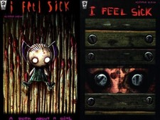 I Feel Sick Set Jhonen Vasquez Johnny Homicidal Maniac Invader Zim JTHM 1 2 NM picture