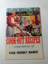 Cook Out Recipes MID CENTURY BOOKLET Reynolds Wrap 1960s ILLUSTRATED  picture