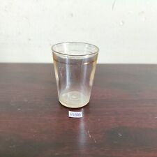 Vintage Clear Glass Golden Work Tequila Shot Tumbler Japan Barware Props GT54 picture
