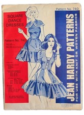 1970s Uncut Jean Hardy Patterns Square Dance Dress Pattern No. 740  Vintage picture