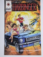 Harbinger #1 with Coupon 1992 I VF+ NM I Jim Shooter I Pre-Unity Valiant picture