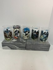 Burger King 1976 King Kong Collector glasses. set of 5. Excellent Condition. picture