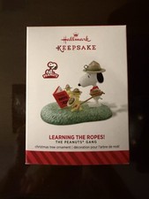 2014 Hallmark Keepsake The Peanuts Gang Learning the Ropes Ornament picture