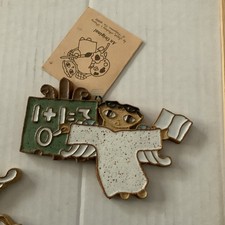 St. Andrew’s Abbey Handmade Ceramic ornament hanging Teacher  Angel  picture