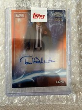 2025 Topps Marvel Tom Hiddleston Loki Orange Parallel Auto /25 13/25 picture