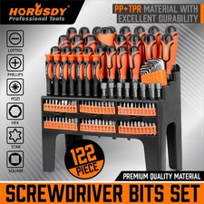 122Pc Magnetic Screwdriver Set Ratchet Handle Nut Driver Hex Key Socket Bits picture