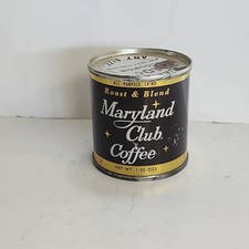 Early Rare Maryland Club Coffee Advertising Miniature 1.55 Oz. Can Coupon inside picture