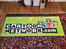 One of a kind Cartoon Network Powerpuff Girls Large Vinyl Promo Banner 2000s picture