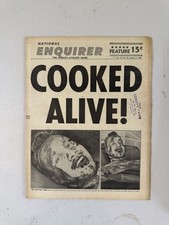 1964 August 9th National Enquirer Newspaper, Cooked Alive, Jens Johanson (VRN7) picture