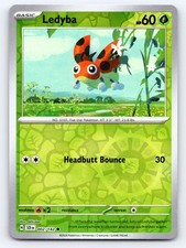 Ledyba 002/142 Common Stellar Crown Pokemon Reverse Holo Near Mint picture