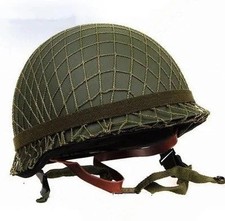 WWII US Army M1 Helmet WW2 Gear WW2 Helmet Metal Steel Shell Replica..... picture