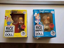Vintage 1984 Talbot Toys Kellogg's SNAP & Crackle Rice Krispies Dolls picture