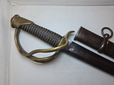 Ames Civil War Model 1840 Cavalry Sword Saber & Scabbard - 1847 picture