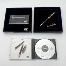 MONTBLANC Leonard Bernstein Donation Pen Ballpoint Black Gold CD Box picture