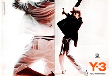 2006 • YOHJI Yamamoto Y-3 Adidas print ad • 2000s Fashion DA.46 picture